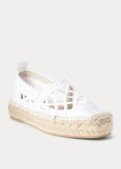 Polo Ralph Lauren Macramé Espadrillos Dame Danmark (RGMAL8096)